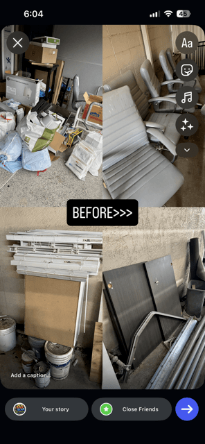 Before junk removal — job 2